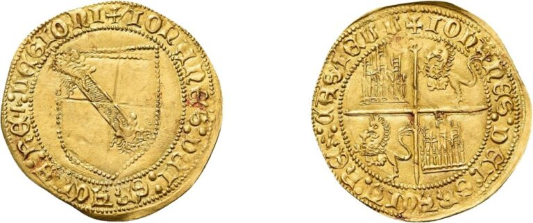 Monedas con el escudo de la Orden de la Banda